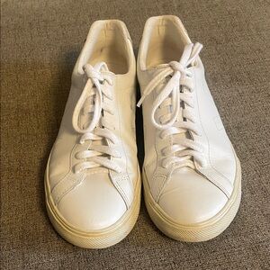 White Leather Vega Sneakers